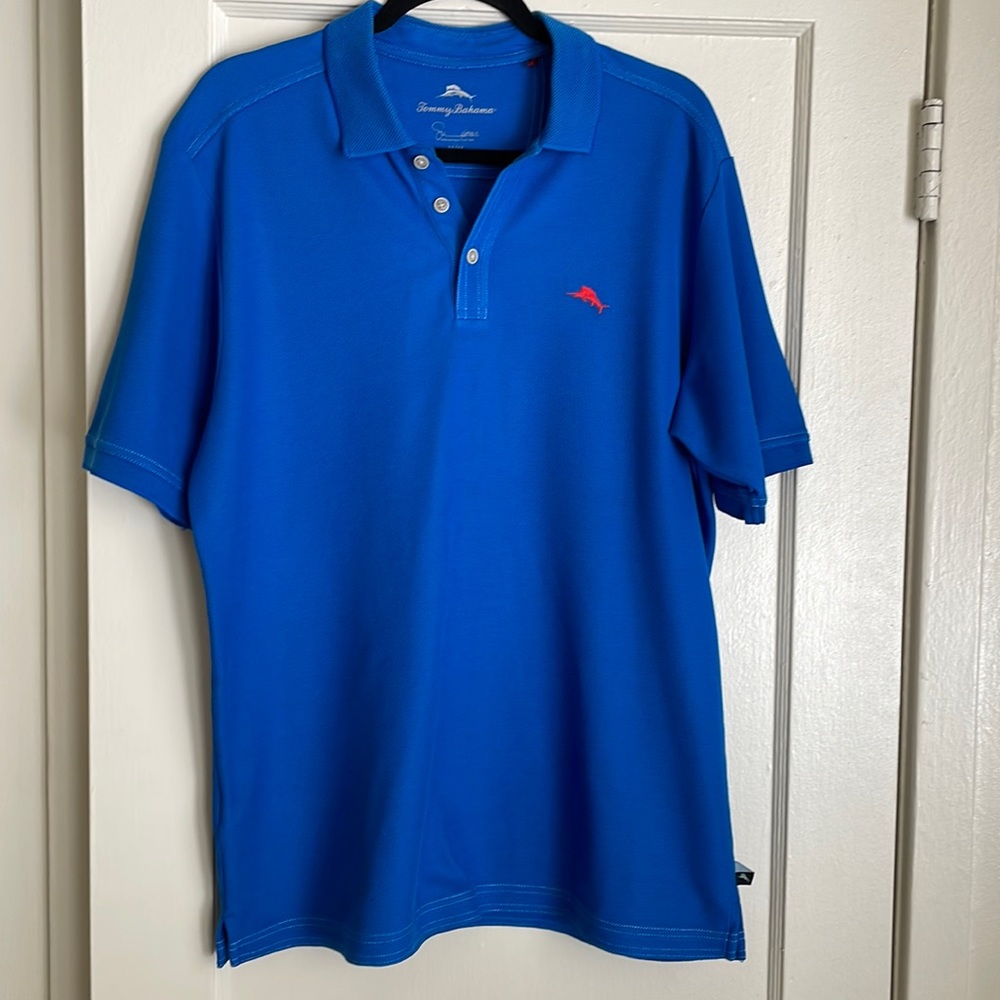 Tommy Bahama Blue Polo, size Medium